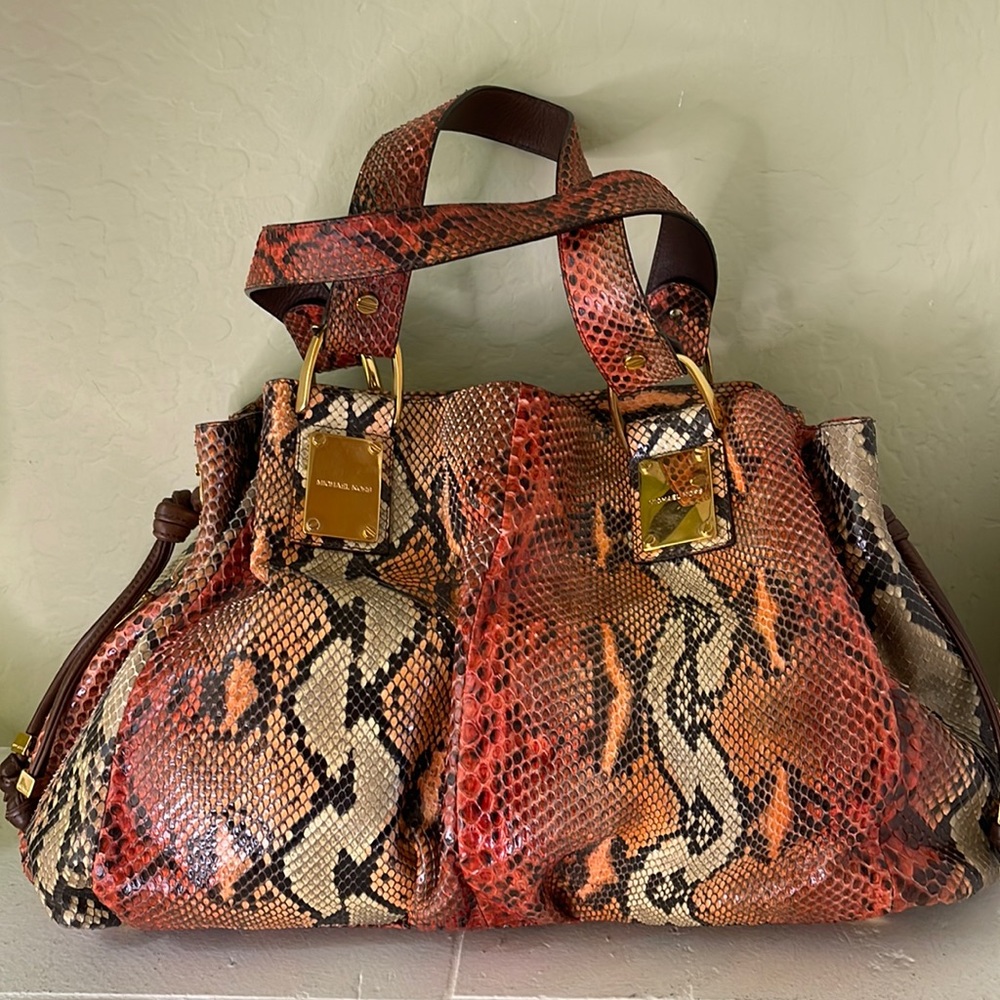 Michael Kors Python Handbag - image 1